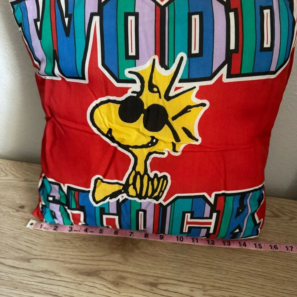Peanuts Snoopy New‎ Twin Sheet Set Joe Cool Vintage 90s Double Sided Pillow